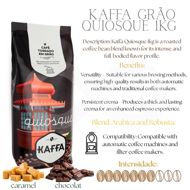 KAFFA® Kaffeebohnen Quiosque 1kg
