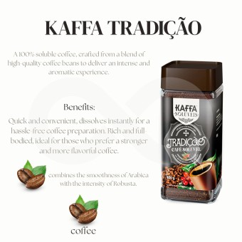 KAFFA® Oploskoffie Oplosbaar Tradição 100g