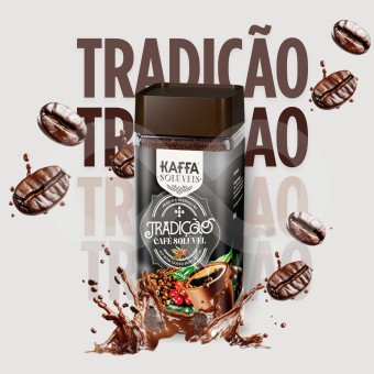 KAFFA� Oploskoffie Oplosbaar Tradi��o 100g