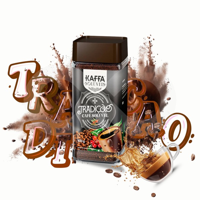 KAFFA® Oploskoffie Oplosbaar Tradição 100g