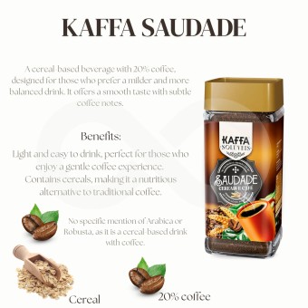 KAFFAź Oploskoffie Oplosbaar Saudade 200g