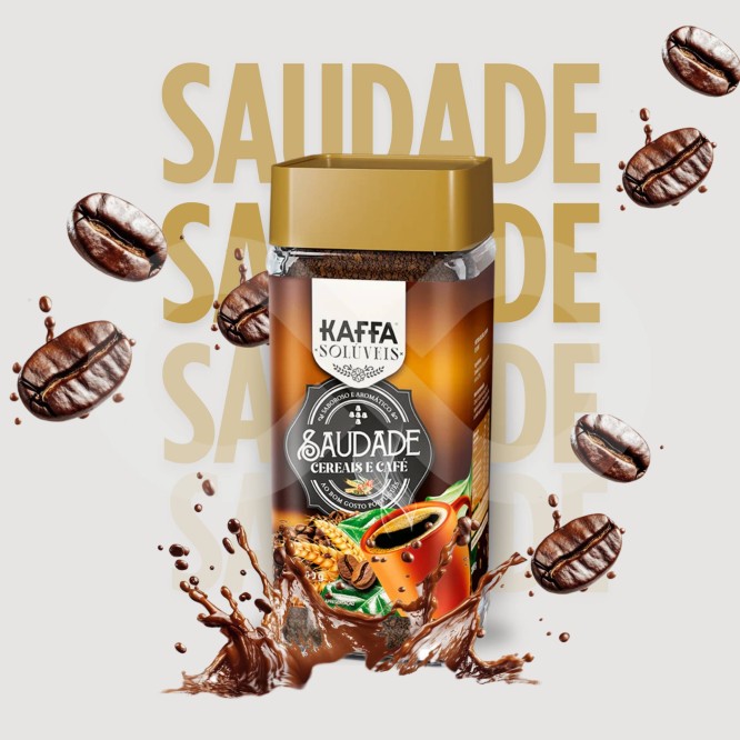 KAFFAź Oploskoffie Oplosbaar Saudade 200g