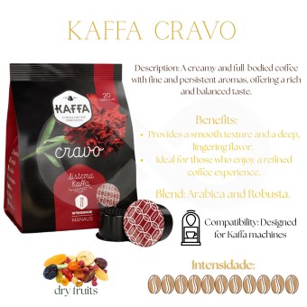 Kaffa Color KAFFA® KAFFA System Capsules Cravo 20 un. - GR00032VR00084 - PluriBrands
