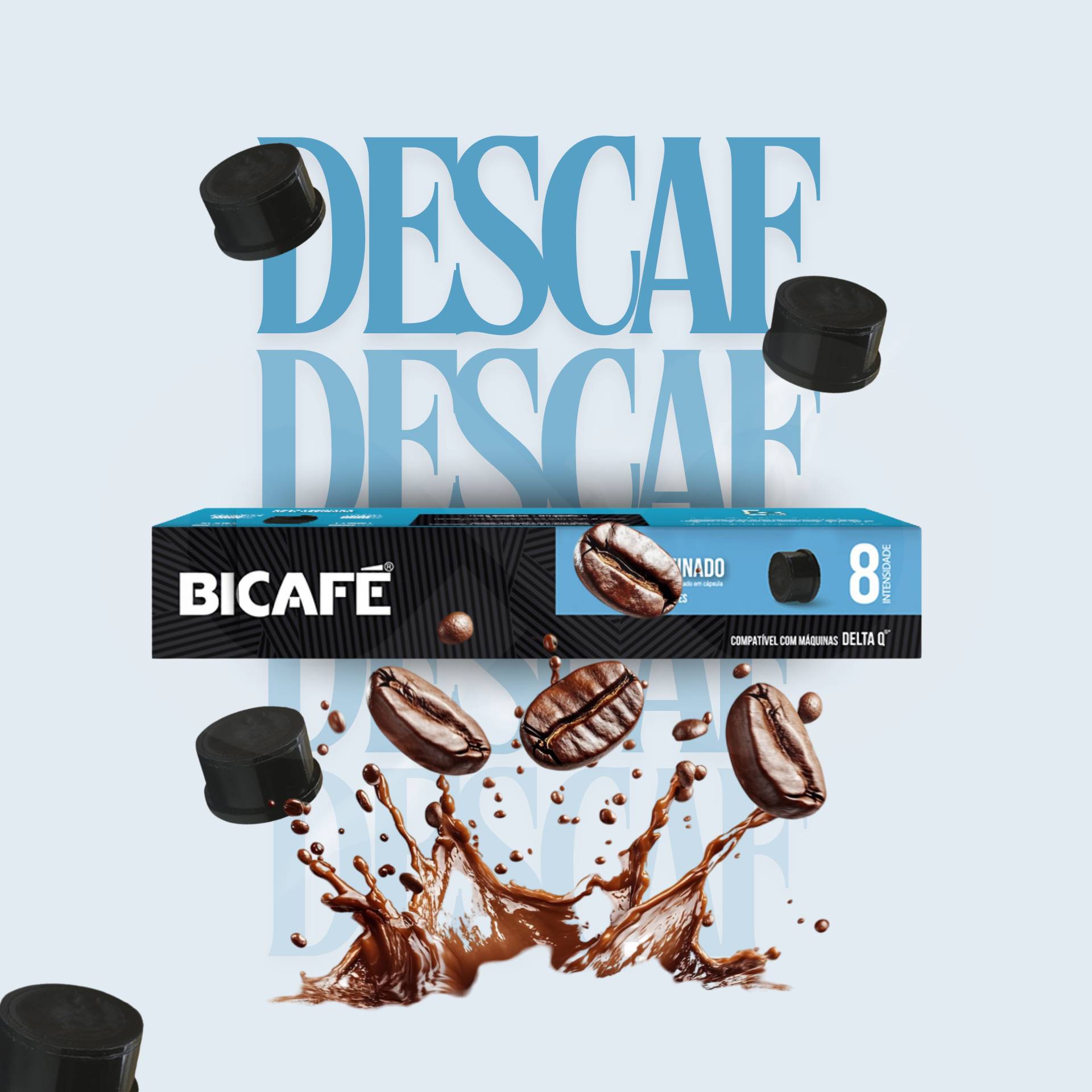 BICAFÉ® Delta Q Capsules Q Decaf 10 un.