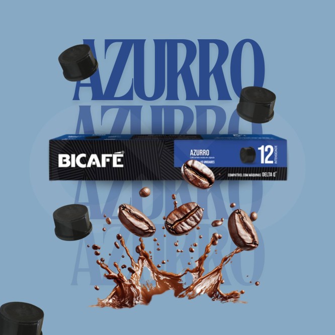 BICAFÉ® Cápsulas Delta Q Azzurro 10 un.