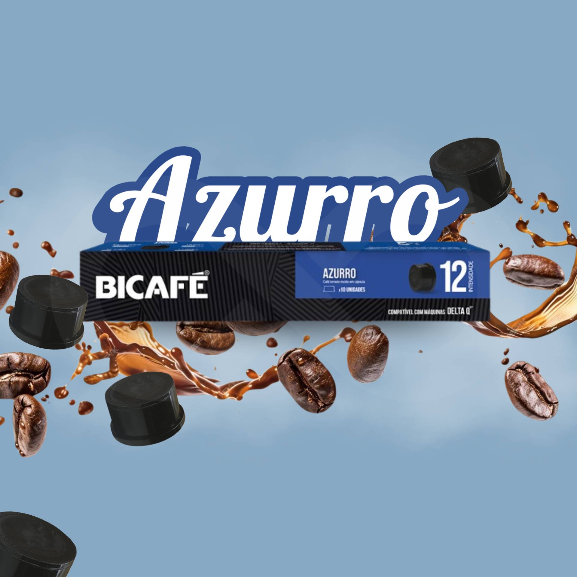 BICAFÉ® Cápsulas Delta Q Azzurro 10 un.