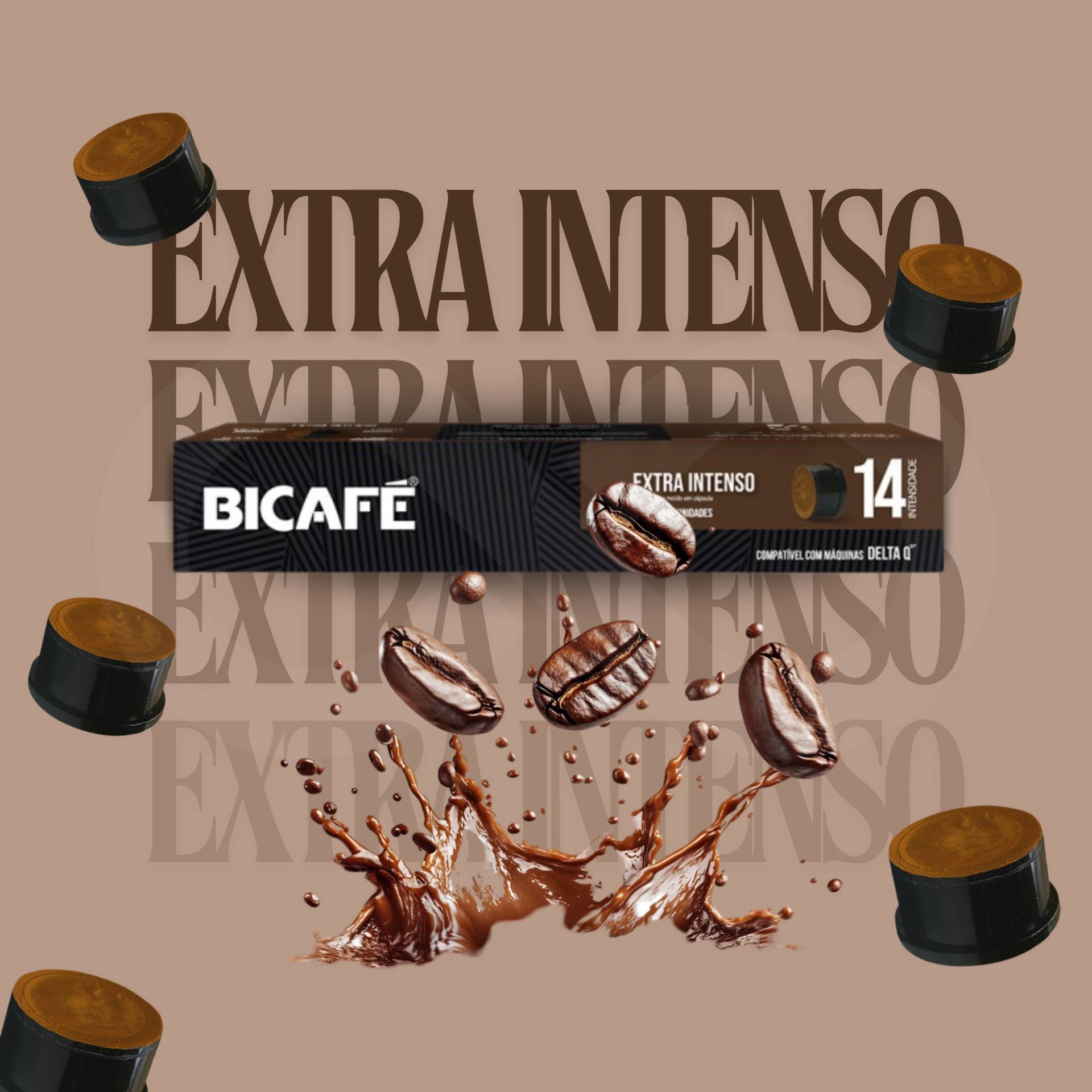 BICAFÉ® Capsules Delta Q Extra Intenso 10 st.