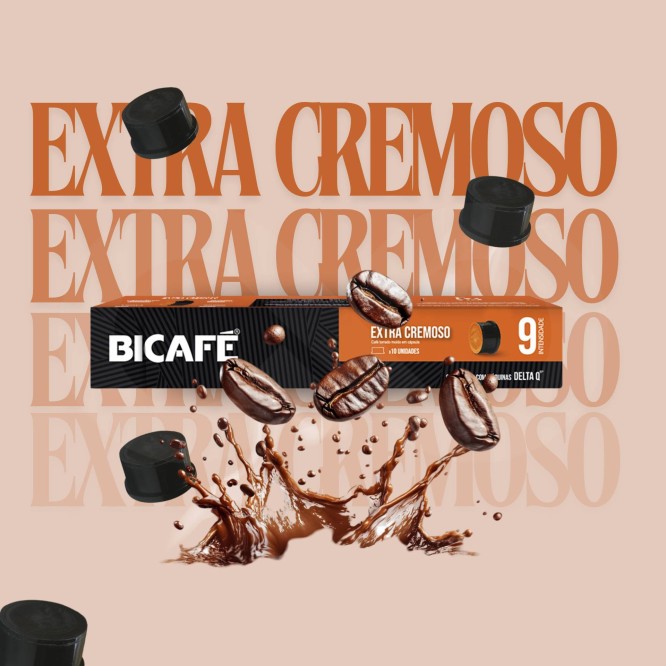 BICAFÉ® Kapseln Delta Q Extra Cremoso 10 Stk.