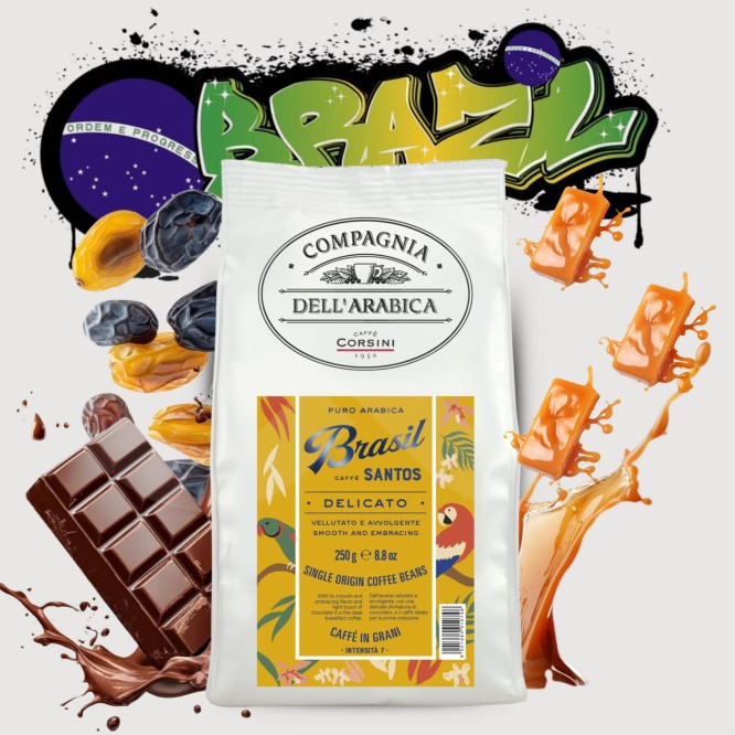 COMPAGNIA DELL ARABICA� Kaffeebohnen Brasil 250g