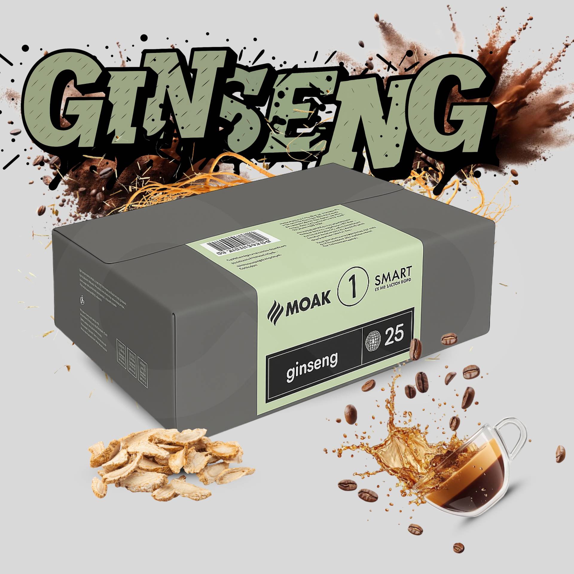 MOAK® Capsules MPS Ginseng 25 un.