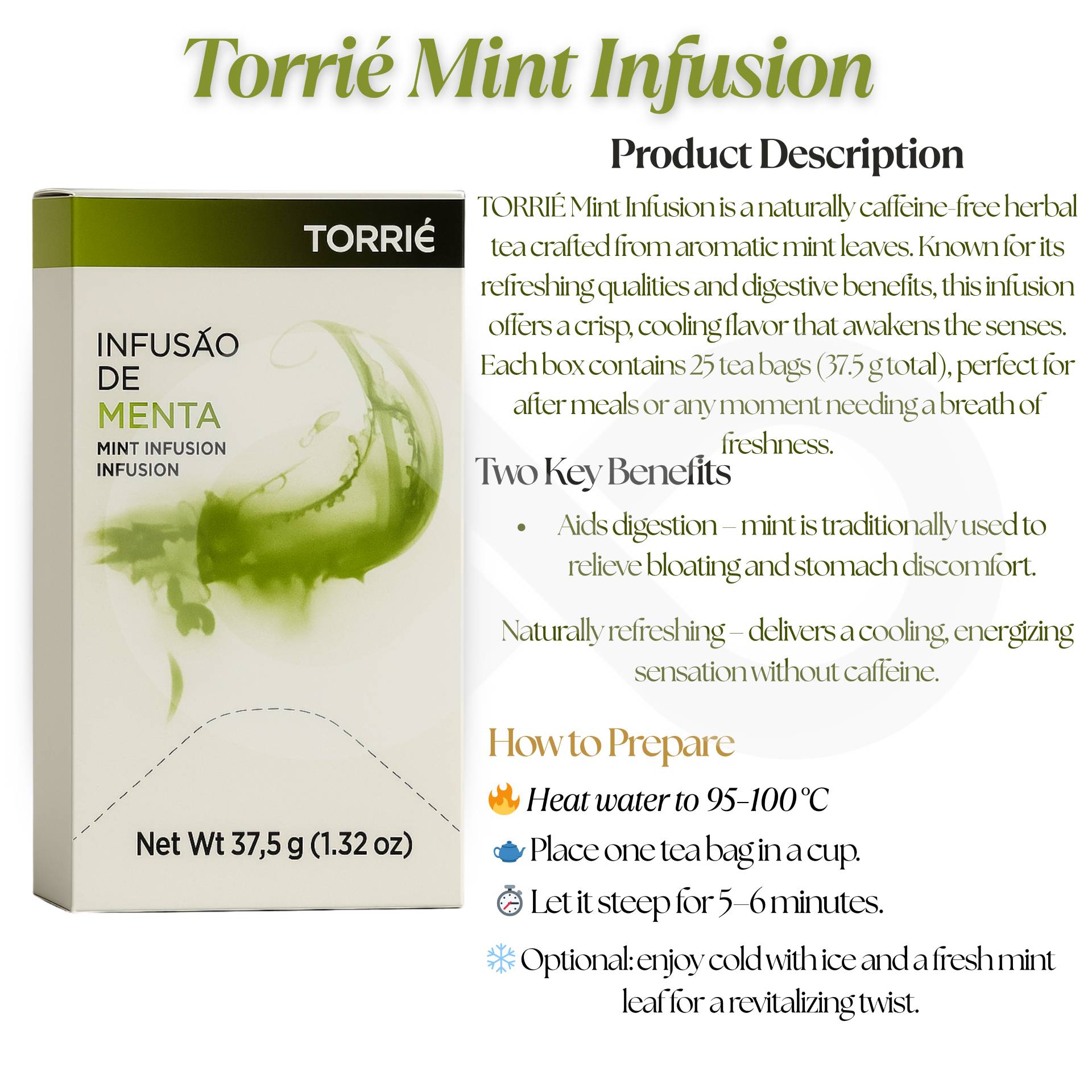 TORRIE® Tè Alla Menta 20 pz.