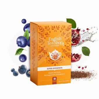ENGLISH TEA SHOP® Zielony Rooibos, Granat I Jagoda 20 szt.