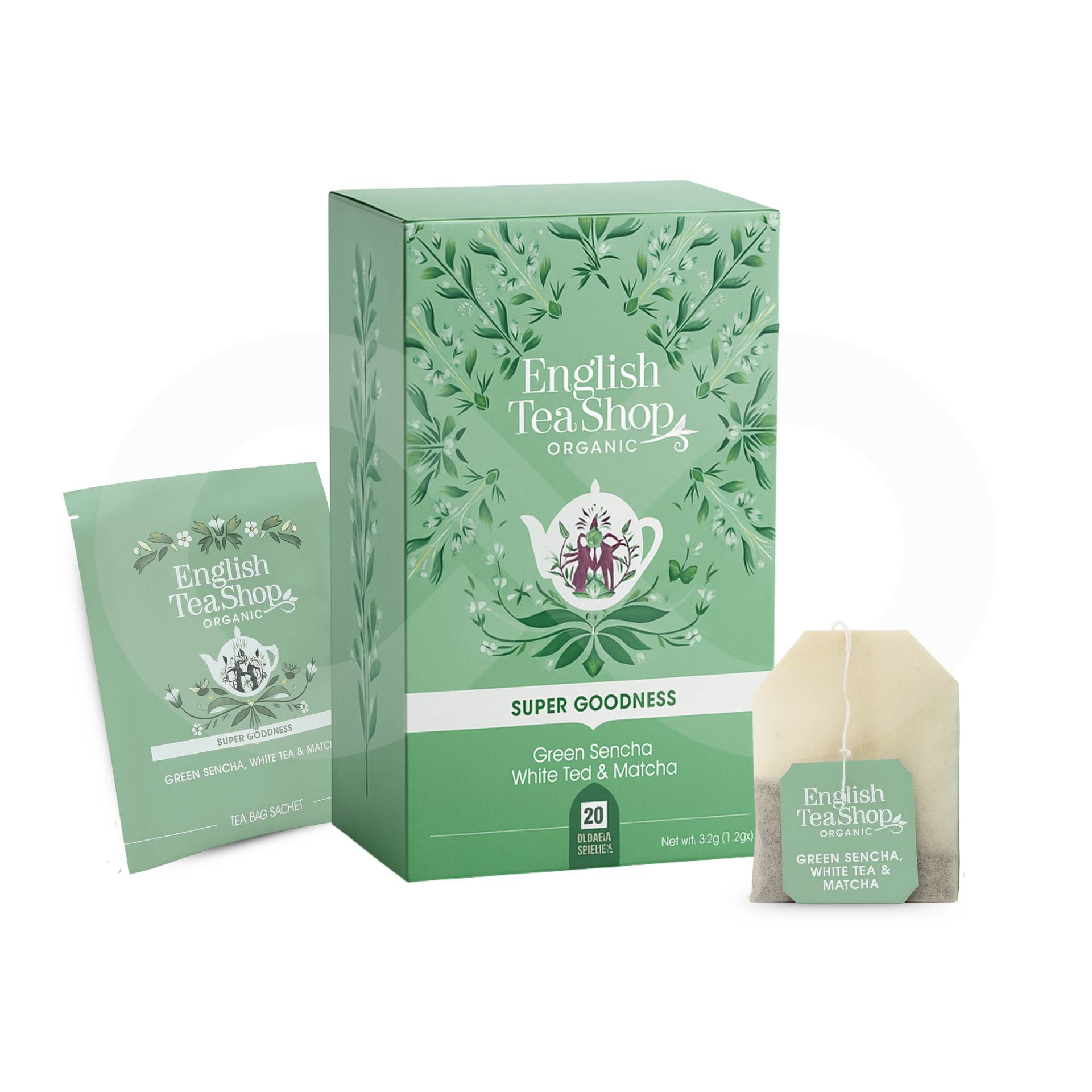 ENGLISH TEA SHOP® Tè Sencha, Bianco E Matcha 20 pz.