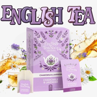 ENGLISH TEA SHOP® Tea Camomilla & Lavanda 20 un.