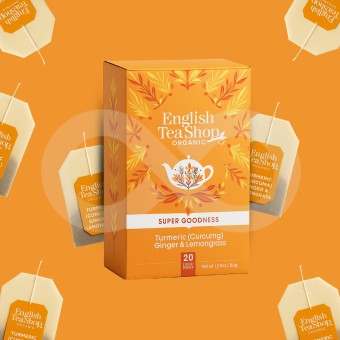 ENGLISH TEA SHOP® Tea Turmeric, Ginger & Lemongrass 20 un.