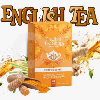 ENGLISH TEA SHOP® Tea Turmeric, Ginger & Lemongrass 20 un.