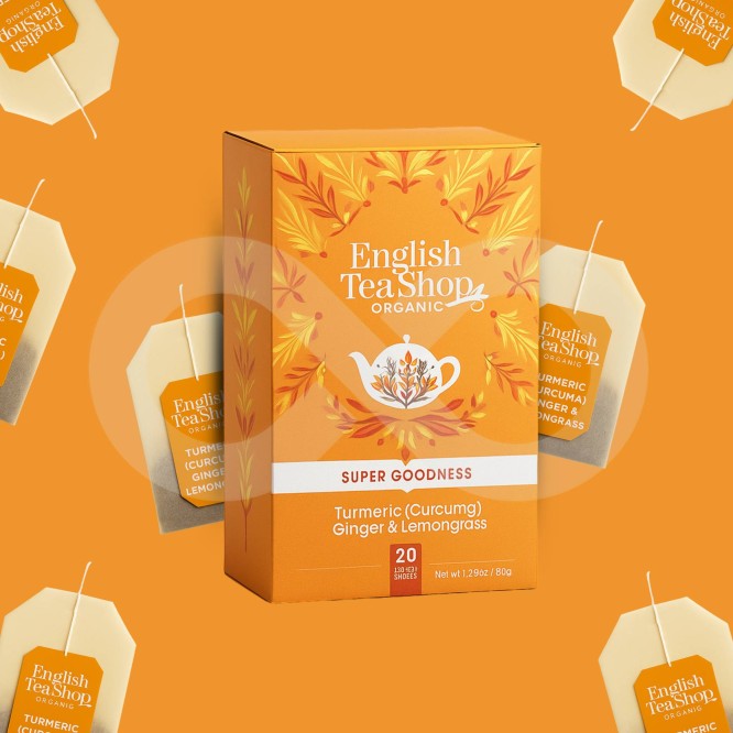 ENGLISH TEA SHOP� Kurkuma Imbir Trawa Cytrynowa 20 szt