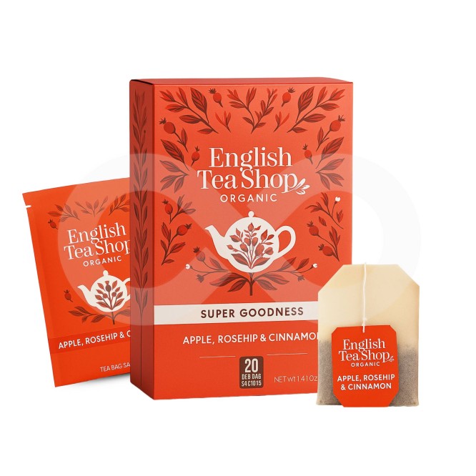ENGLISH TEA SHOP� Ch� Apple, Rosehip & Cinnamon 20 un.