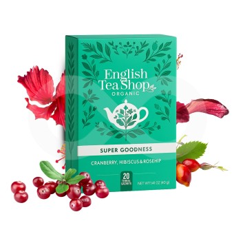 ENGLISH TEA SHOP® Arándano, Hibisco Y Rosa Mosqueta 20 uds.
