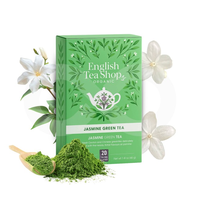 ENGLISH TEA SHOP® Tee Jasmin-Grüntee 20 Stk.