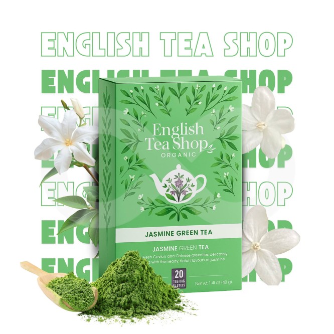 ENGLISH TEA SHOP® Tee Jasmin-Grüntee 20 Stk.