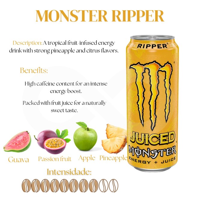 MONSTER ENERGY® Juiced Ripper 500ml - GR00188VR00678 - PluriBrands
