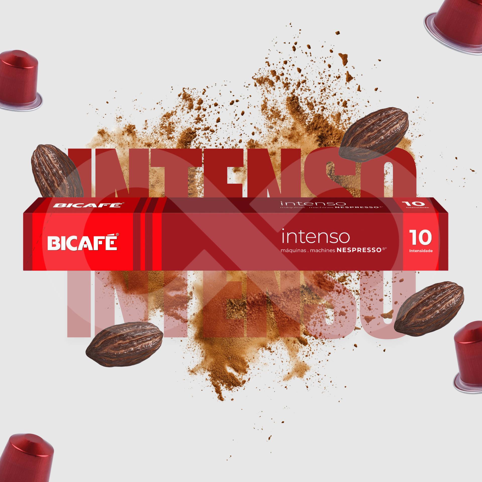 BICAFÉ® Capsules Nespresso Intenso 10 u.