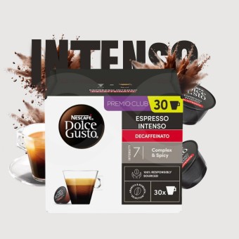 DOLCE GUSTO® Cáp Dolce Gusto Espresso Intenso Decaf 30 un.