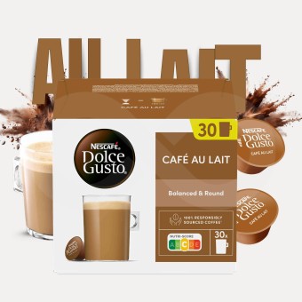 DOLCE GUSTO® Cápsulas Dolce Gusto Cafe Au Lait 30 un.