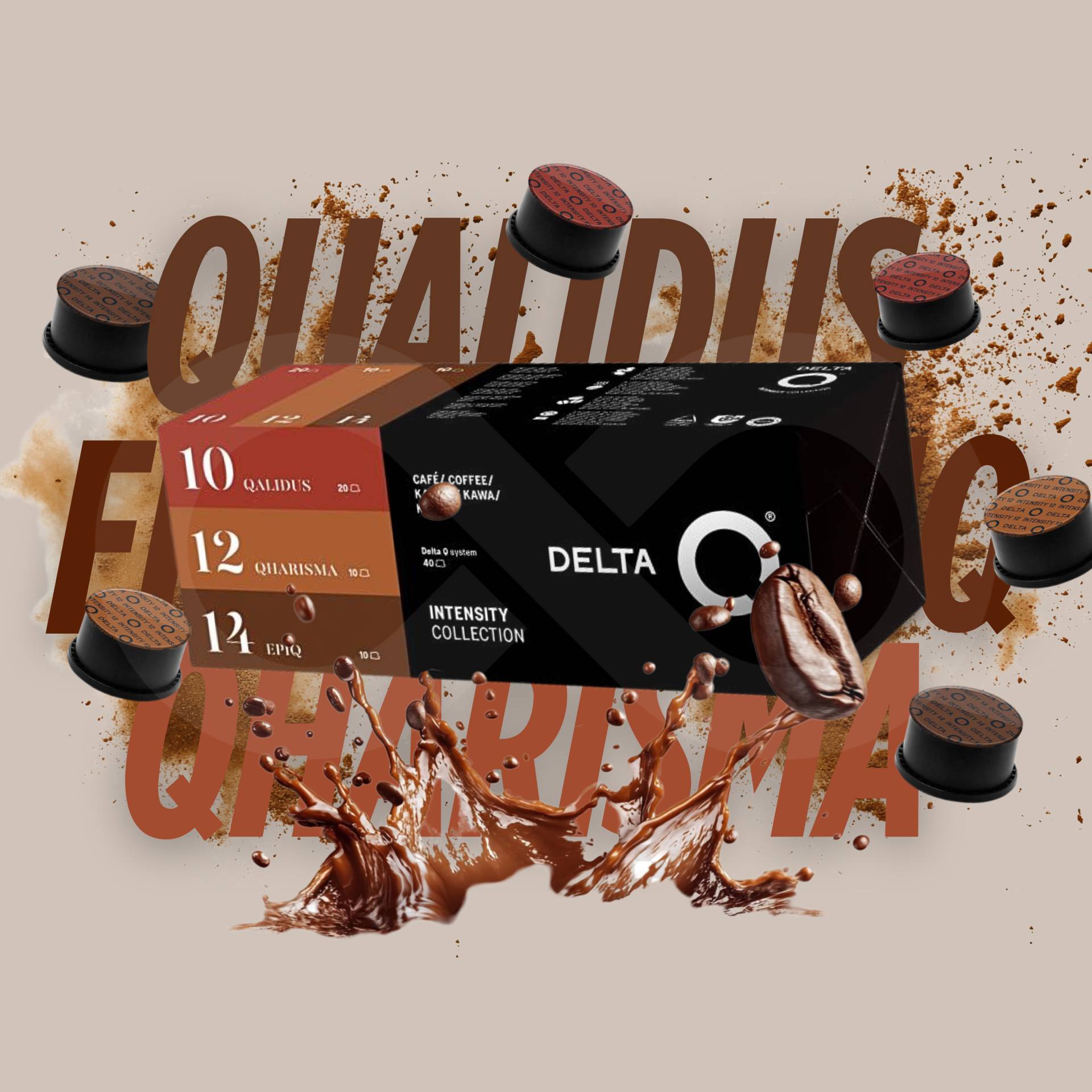 DELTA Q® Kapsulki Delta Q Pakiet Intensywnosci 40 szt.