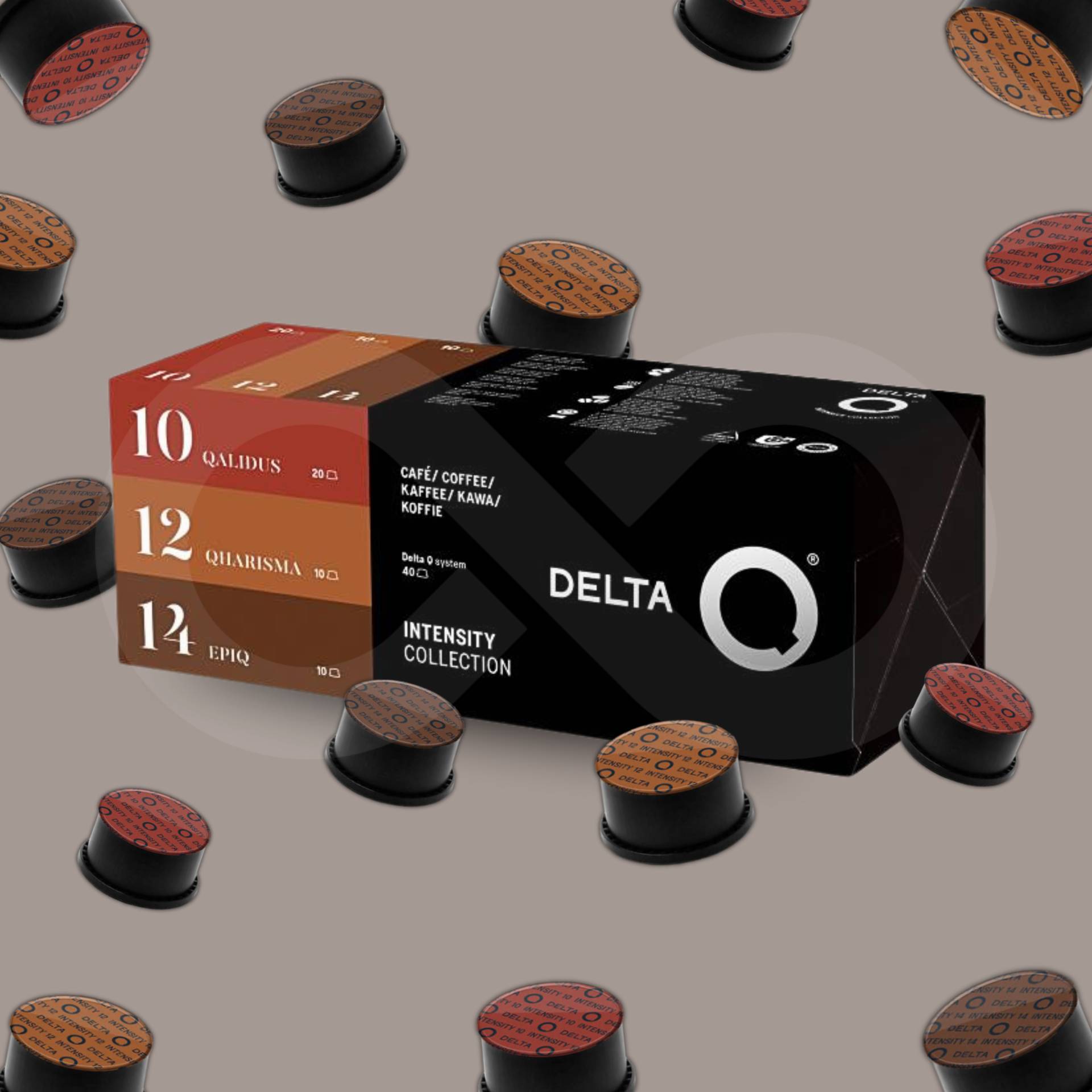 DELTA Q® Kapsulki Delta Q Pakiet Intensywnosci 40 szt.
