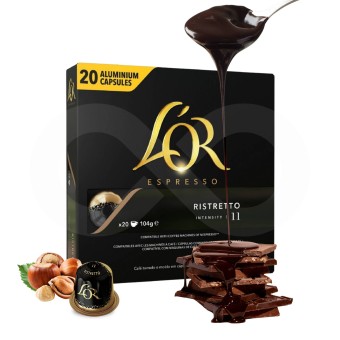 L´OR® Cápsulas Nespresso Ristretto 20 un.