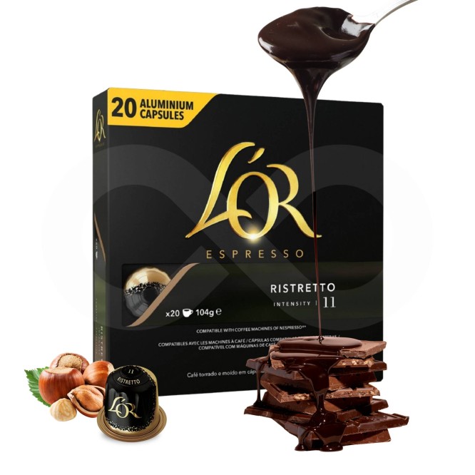 L´OR® Cápsulas Nespresso Ristretto 20 un.