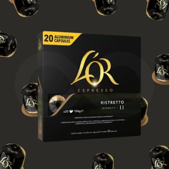 L�OR� C�psulas Nespresso Ristretto 20 un.