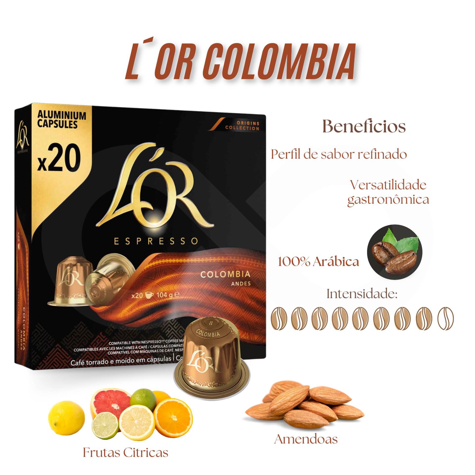 L´OR® Cápsulas Nespresso Colombia 20 uds.