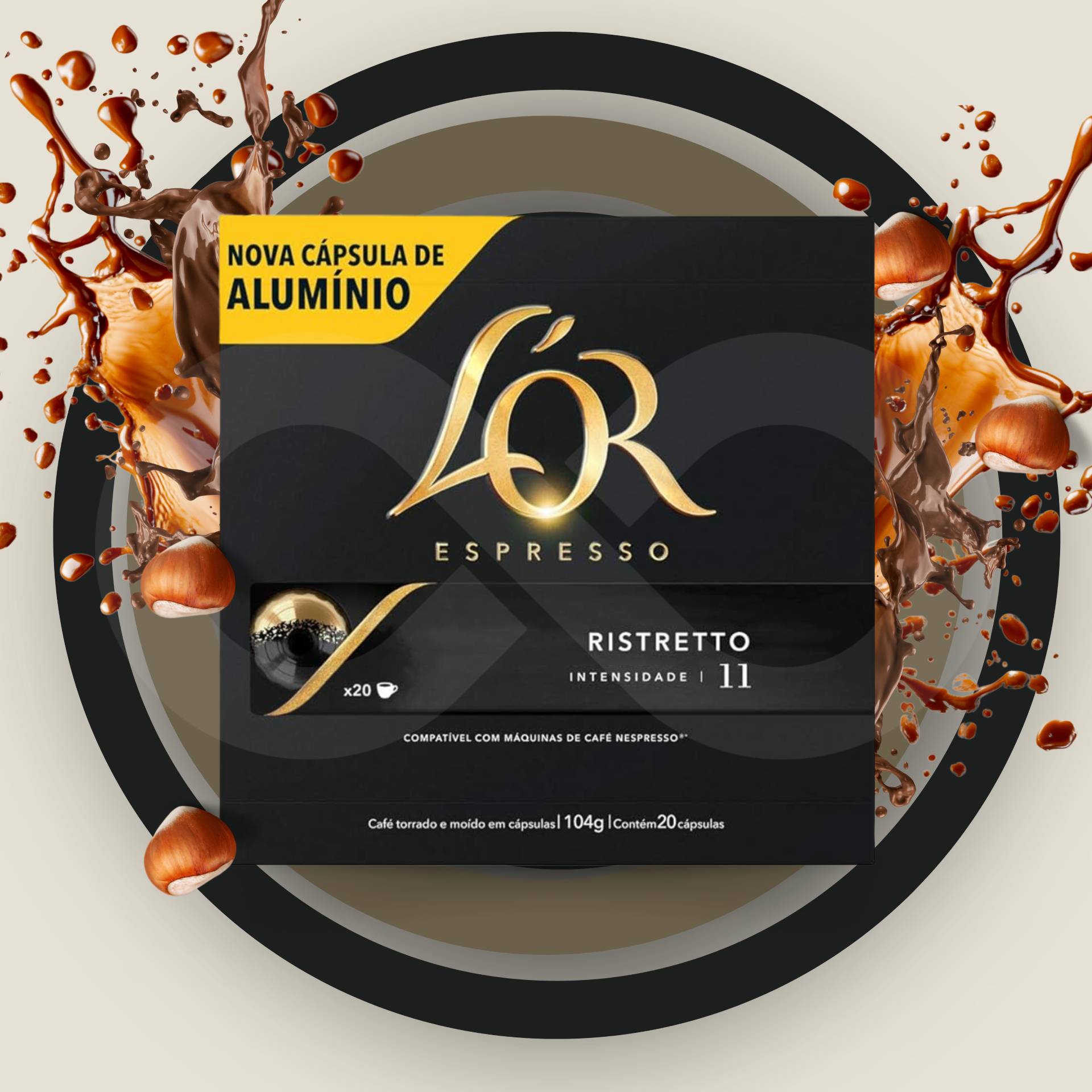 L´OR® Cápsulas Nespresso Ristretto 20 un.