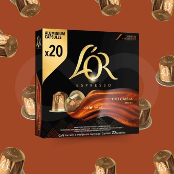 L�OR� C�psulas Nespresso Colombia 20 un.