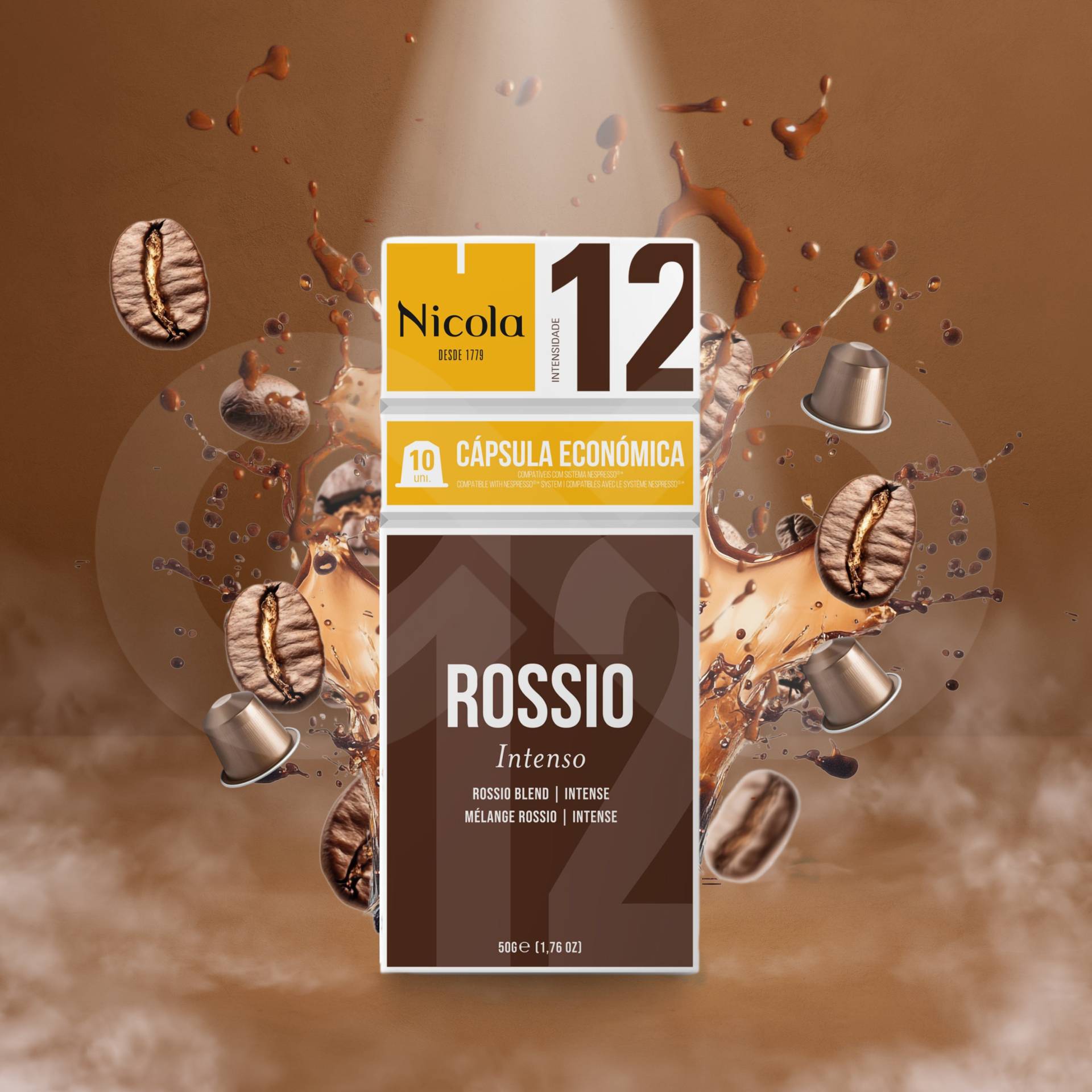 NICOLA® Cápsulas Nespresso Rossio 10 uds.