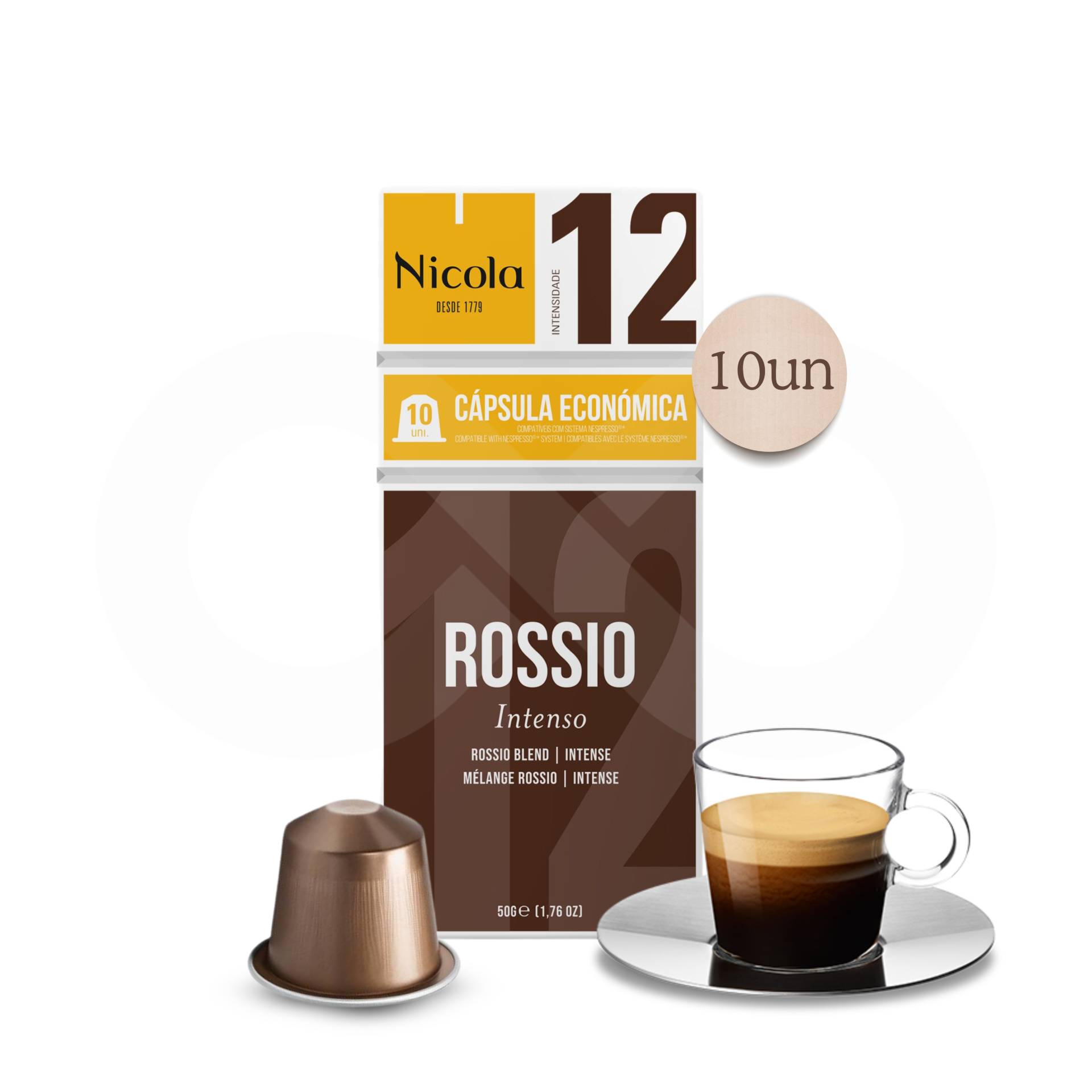 NICOLA® Cápsulas Nespresso Rossio 10 uds.