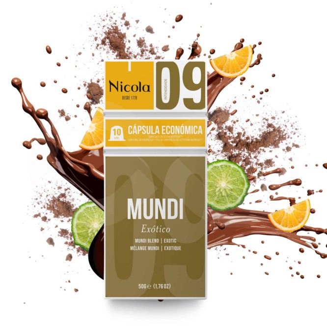 NICOLA® Cápsulas Nespresso Mundi 10 uds.