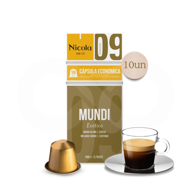 NICOLA® Cápsulas Nespresso Mundi 10 uds.