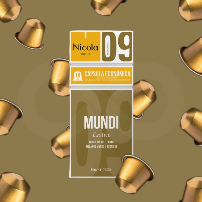 NICOLA® Cápsulas Nespresso Mundi 10 uds.