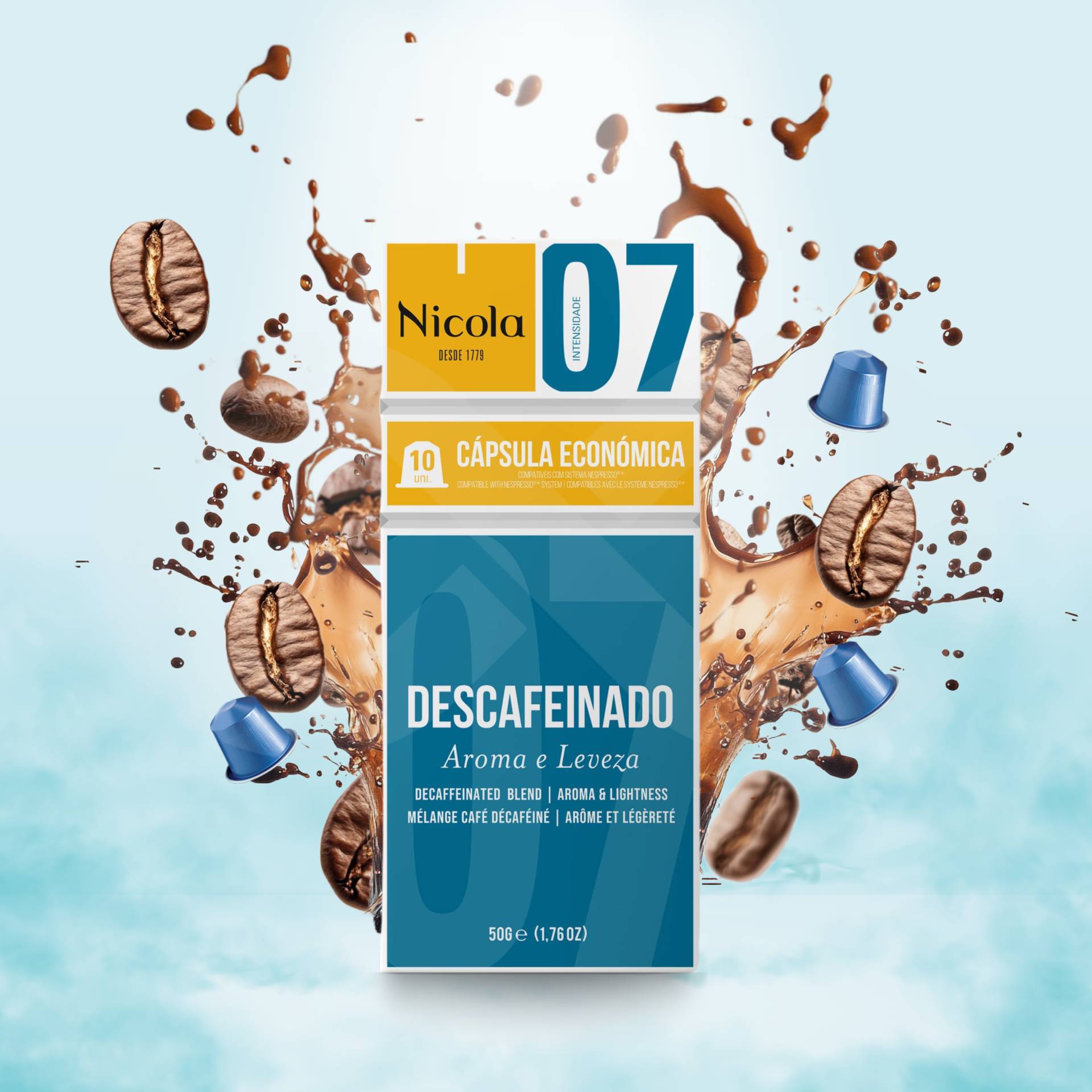 NICOLAź Kapsulki Nespresso Decaf 10 szt.