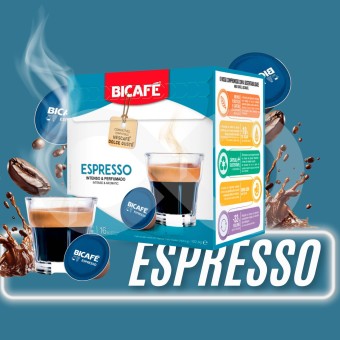 BICAFɮ Kapseln Dolce Gusto Espresso 16 Stk.