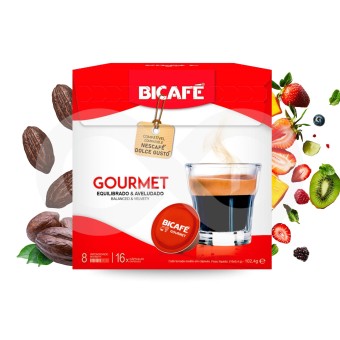 BICAFÉ® Capsules Dolce Gusto Gourmet 16 u.