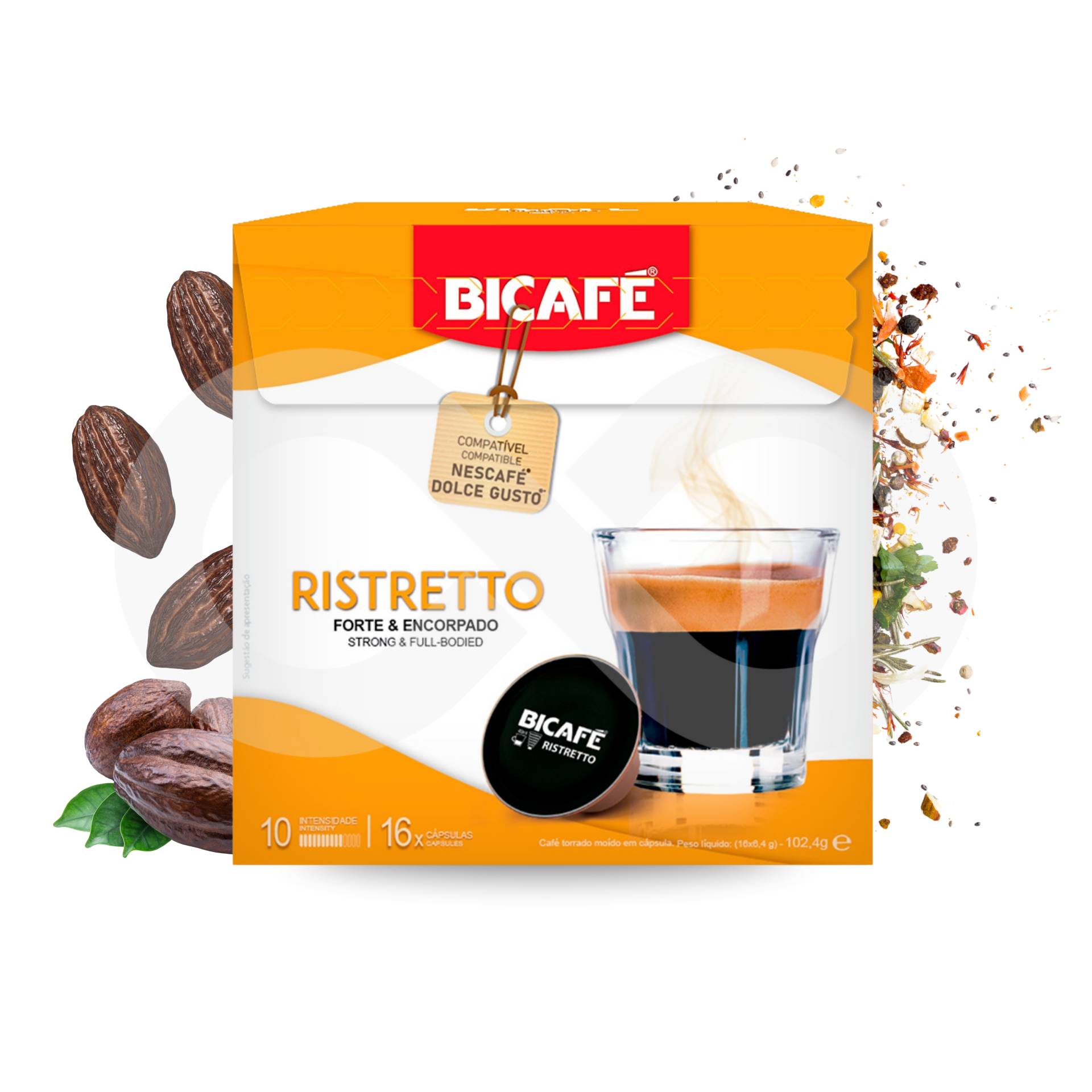 BICAFÉ® Capsules Dolce Gusto Ristretto 16 st.