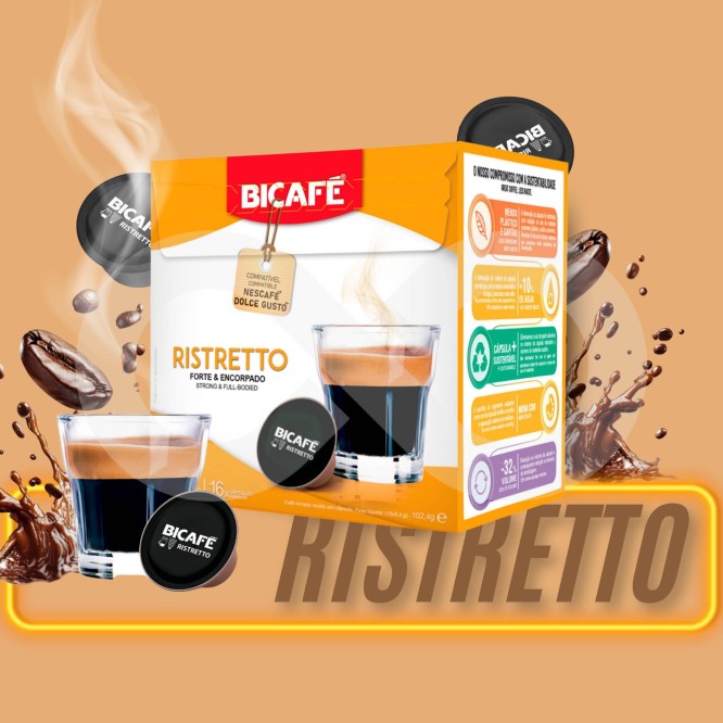 BICAFɮ Capsules Dolce Gusto Ristretto 16 st.