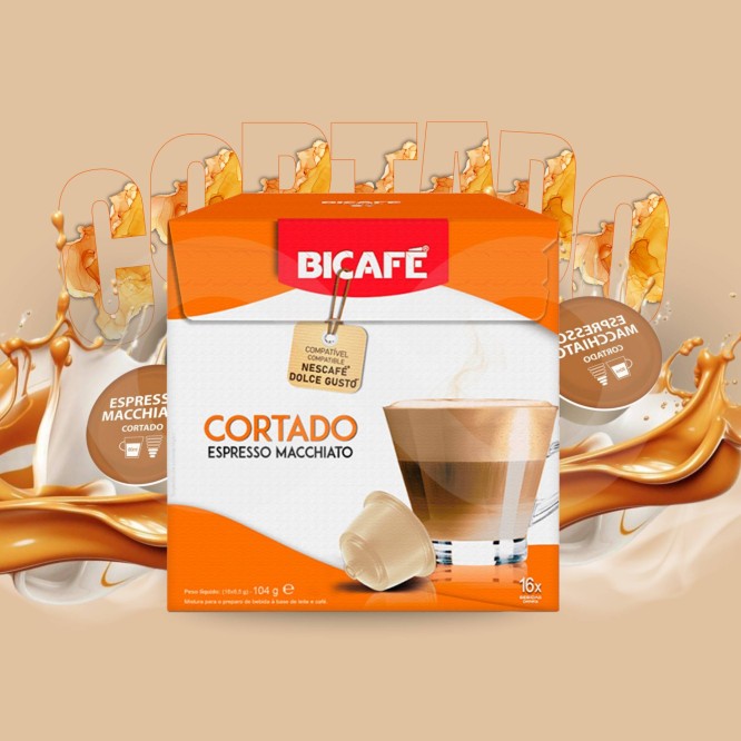 BICAFɮ Capsule Dolce Gusto Cortado 16 pz.