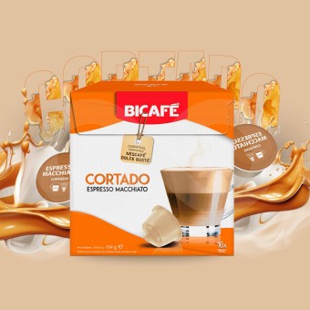 BICAFɮ Capsule Dolce Gusto Cortado 16 pz.