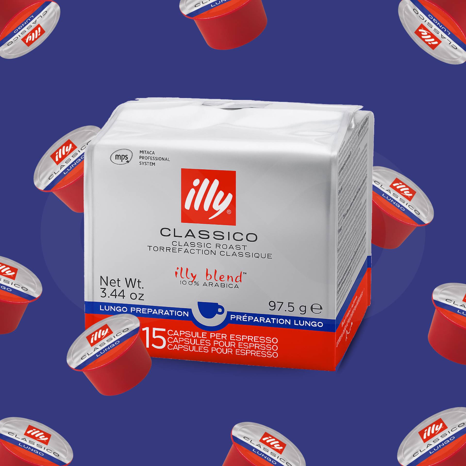 ILLY® Capsule MPS Lungo 15 pz.